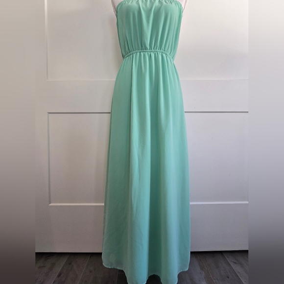 Forever21 Mint Green Maxi Dress - Picture 5 of 7